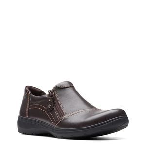 Clarks Brown's Carleigh Ray Oxford, Dark Brown Leather, 7 Medium US